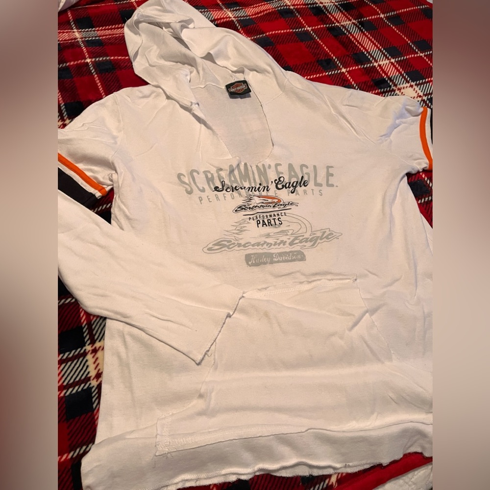 Harley Davidson cotton hoodie,  pull over